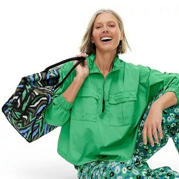 DVF for Target Women's Nylon Packable Long Sleeve Half Zip Jacket - Picture 5 of 11